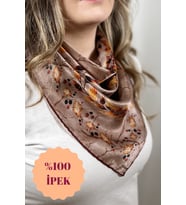 Autumn %100 İpek Fular