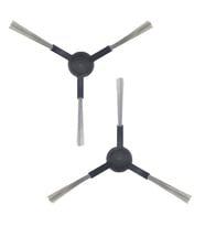 Viomi Uyumlu MijiaSTYJ02YM Viomi Uyumlu V2 Pro V3 SE Akıllı Robotik Süpürge Yan Fırça Siyah 2 Adet