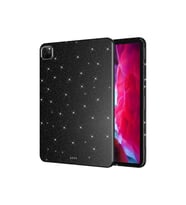 iPad Pro 11 2022 M2 Uyumlu Simli Parlak Görünümlü Zore Tablet Koton Kılıf (Siyah)