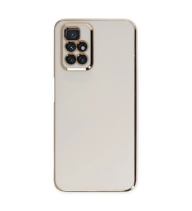 Xiaomi Redmi 10 2022 Kılıf Volet Silikon - Beyaz