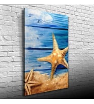 Deniz Yıldızı Yağlıboya Kanvas Tablo 50 x 70