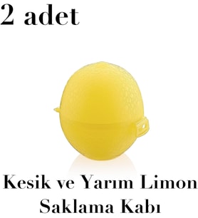 Lexroo 2 Adet Limon Saklama Kabı Bpa İçermez 2 Adet