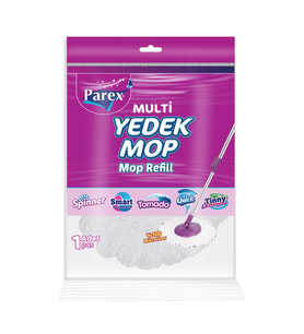 Çok Amaçlı Çok Yedek Mop, Black Edition, Tornoda, Tinny, Smart, Spinner, Quick Uyumlu