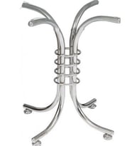 Masa Ayak 12479 Japon Metal MODEL Transmisyon Nikelaj  Yuvarlak Tabla El Yapım (Krom)