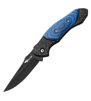 Valkyrie Mini Taktik Katlanır Çelik Outdoor Bıçak – 15.8 cm – Kompakt & Dayanıklı Tasarım Mavi
