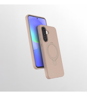 Lexroo Galaxy A56 Kılıf M-safe Şarj Özellikli Standlı Samara Kılıf - Desert Gold