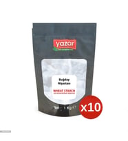1 Kg x 10 Paket Yazar Buğday Nişastası