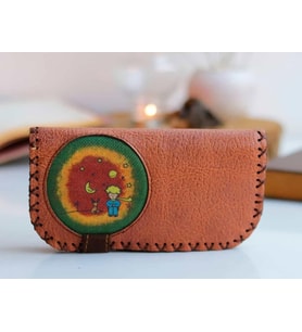 Küçük Prens Figürlü Büyük Cüzdan Etnik Bohem Retro Vintage Style - TABA