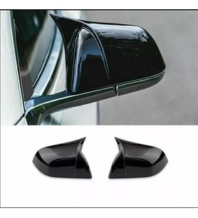 Tesla Y Uyumlu Batman Yarasa Ayna Kapağı (Parlak Siyah)