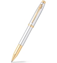 Sheaffer 9340-1 100 Serisi Roller Kalem Parlak Krom Altın