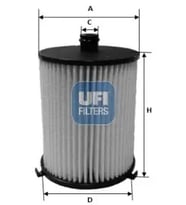 UFI 2607300 Yakit Filtresi 233900N100