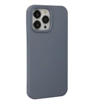 Newface Apple iPhone 14 Pro Kılıf Nano içi Kadife Silikon - Gri