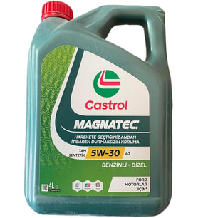 CASTROL MAGNETEC 5W30 A5 4 LİTRE (2025 ü.t) (Sarı)