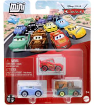 Disney Pixar Cars - Üçlü Mini Racers - Lightning Mcqueen & Sally & Mater JLK47