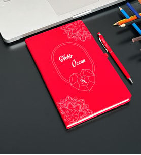 Kişiye Özel Deri Tasarım Defter TS08