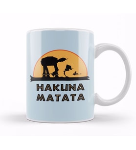 Hakuna Matata 01 Kupa Bardak Porselen