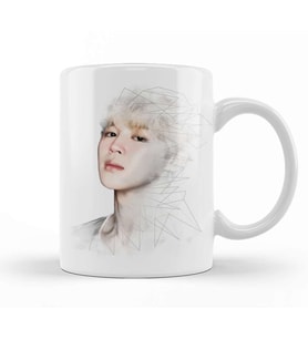 Bts Chim Drawing Effect Army Kpop Kupa Bardak Porselen