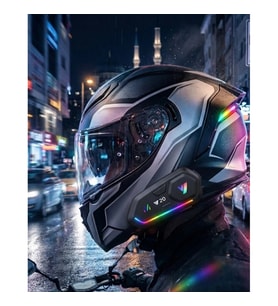 Bluetooth 5.3 Şarjlı Motosiklet Kask Kulaklığı – Sesli Asistan ve Otomatik Çağrı Yanıtlama