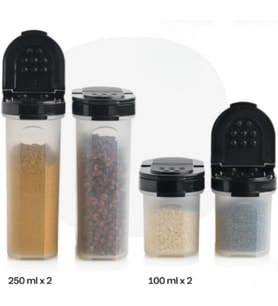 Tupperware Baharatlık 4'Lü Set (2X100Ml 2X250Ml)