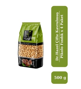 Drhazel Çifte Kavrulmuş Pikola Fındık 500 g x 4 Paket