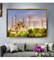 Altın Çerçeveli dekoratif tablo l1669 (Gold)