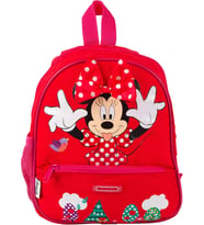 Minnie Mouse Çocuk Sırt Çantası - Disney Lisanslı Kreş ve Anaokulu Çantası - 7 Litre - Kırmızı