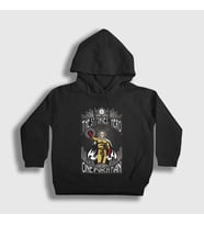 Presmono Unisex Çocuk Siyah Strongest Anime One Punch Man Kapüşonlu Sweatshirt 240821tt