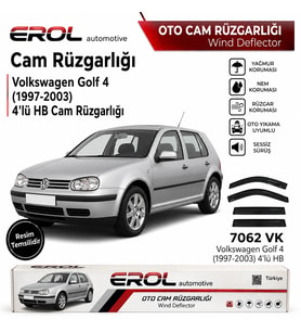 Volkswagen Golf 4 (1997-2003) 4'lü HB Mugen Cam Rüzgarlığı