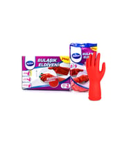 MyClean Temizlik ve Bulaşık Eldiveni 30 Çift Medium No: 8-8.5 M Beden
