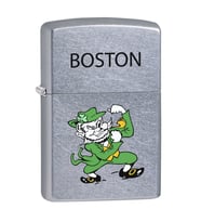 Zippo Boston Massachusetts Leprechaun Çakmak - 49007-00063-MODEL12