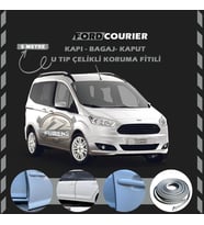Ford Courier Oto Araç Kapı Koruma Fitili 5metre Parlak Gri Renk