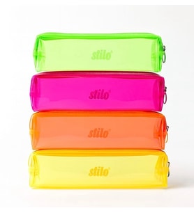 Stilo Kalem Çantası Neon Şeffaf Kl22-014 Karışık - 1 adet
