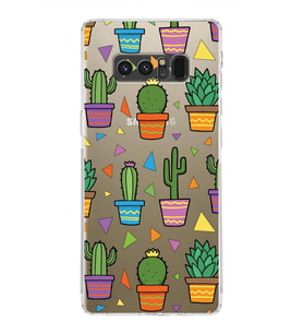 PrintiFy Samsung Galaxy Note 8 ile Uyumlu Water Color 4  Kamera Korumalı Şeffaf  Kılıf