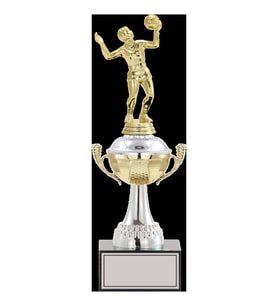 ODAK KUPA - Figürlü Kupalar - Voleybol Kadın Figürlü Kupalar FG-046 B - 33 cm