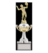 ODAK KUPA - Figürlü Kupalar - Voleybol Kadın Figürlü Kupalar FG-046 B - 33 cm