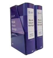 Say Büyük Felsefe Sözlüğü (2 Cilt Takım)