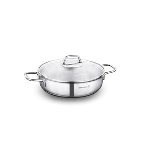 Korkmaz Perla 3 Litre Basık Pilav Tenceresi A1658 24x6,5 Cm