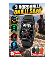 Ultra İnce AMOLED Ekranlı Akıllı Saat – Spor Modları ve Müzik Kontrolü