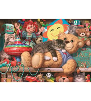 Anatolian 260 Parça Oyuncak Dolabı ve Kedi Puzzle - Steve READ