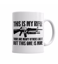 THIS IS MY RIFLE Kupa Bardak Porselen