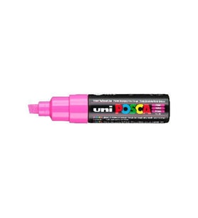 Uni Posca PC-8K Boyama Markörü 8 mm Kesik Uç PEMBE 