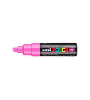 Uni Posca PC-8K Boyama Markörü 8 mm Kesik Uç PEMBE 