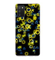 Samsung Galaxy A03s Uyumlu Kapak Semboller Tasarımlı Şeffaf Silikon Kılıf