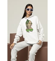 Tasarım Billie Eilish Baskılı Unisex Oversize Şarkıcı Hoodie