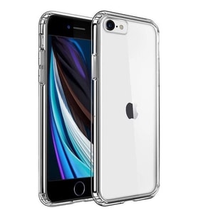 Apple iPhone 7 Kılıf Şeffaf Silikon Hibrit Case (Renksiz)