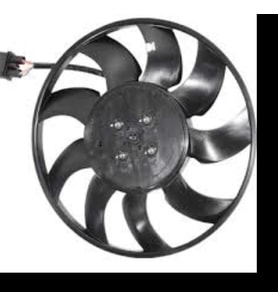 Porsche Cayenne Audi A6 A7 2019- A8 S8 2018- Q7 FAN Motoru Davlumbazsiz 390MM 4FIS 600W 9KANAT PAB95