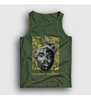 Presmono Unisex Haki Biggie Smalls Tupac Shakur Atlet 45680tt (Haki)