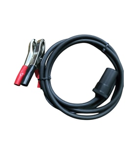 Aküden Bağlantılı Araç Çakmaklık Uzatma Kablosu Akü Maşalı 12-24 V/16A 2 X1,5mm TTR Bakır 3Mt-Siyah