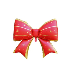 Mezuniyet Fiyonk Folyo Balon Kırmızı Gold 98x75 cm Mezuniyet Partisi Süsü Dekorasyonu