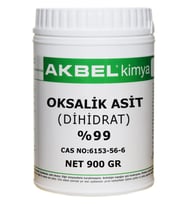 AKBEL OKSALİK ASİT 900 GR (DİHİDRAT) %99 (Beyaz - Beyaz)